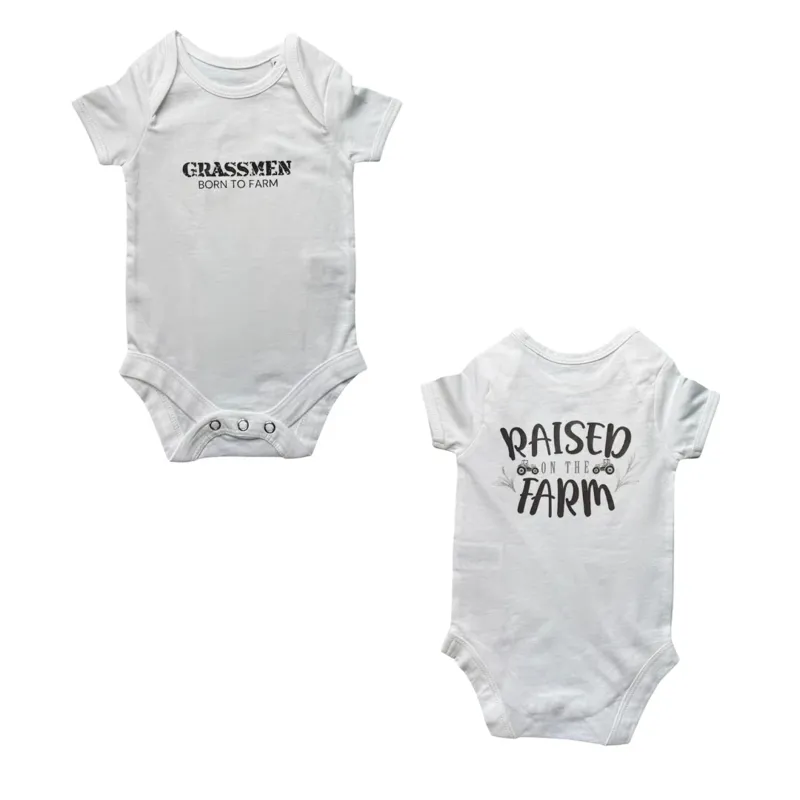 Grassmen Born To Farm Baby Suit