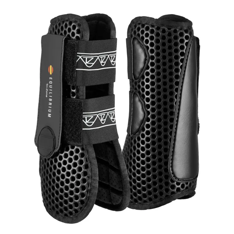 Equilibrium Tri-Zone Open Fronted Boots - BLACK 
