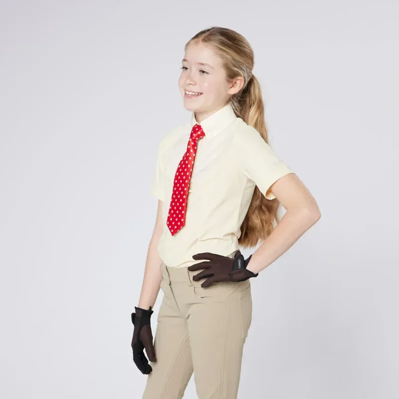 Cameo Junior Show Shirt Yellow-1