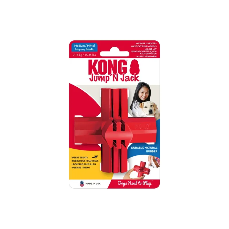 KONG Medium Jump N Jack in Red 