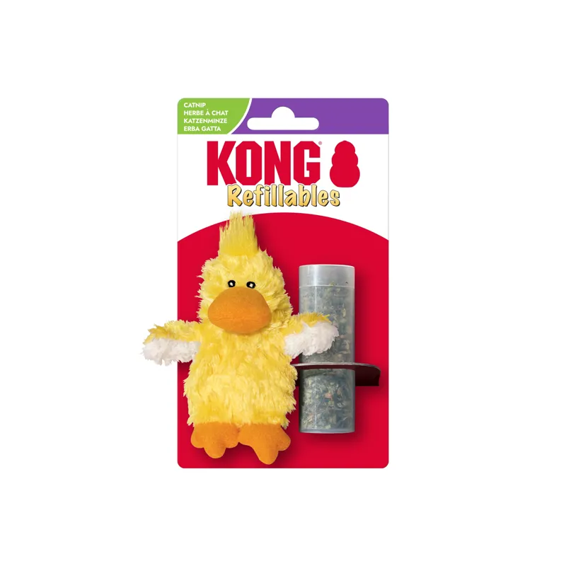 KONG Refillables Feather Duckie