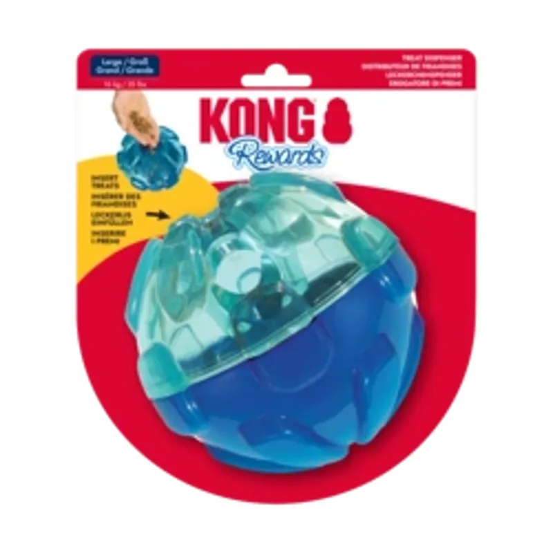 KONG Large Rewards Ball in Blue