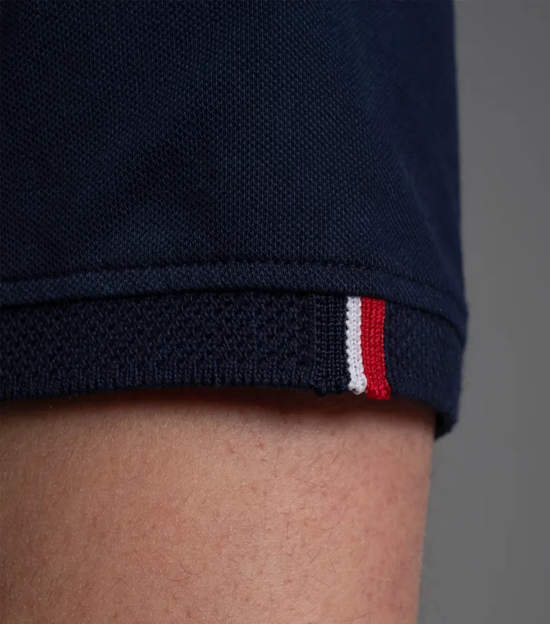 Premier Equine Respiro Riding Polo Shirt in Navy-5