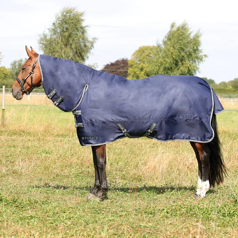 StormX Empra 100 Combi Turnout Rug - Navy