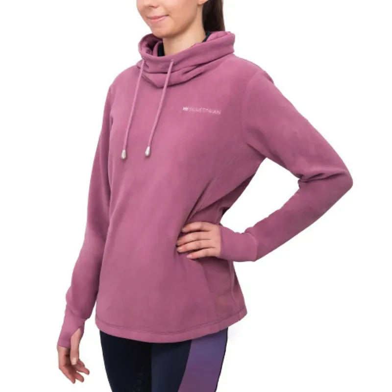 Hy Equestrian Synergy Cowl Neck Top - - Grape