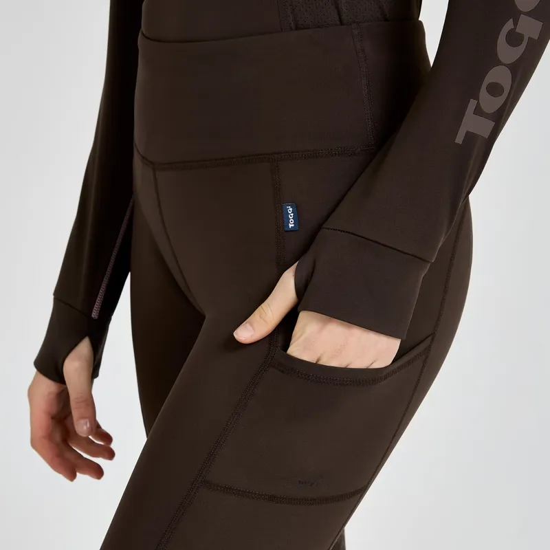 Toggi Winter Riding Tights - Coffee-3