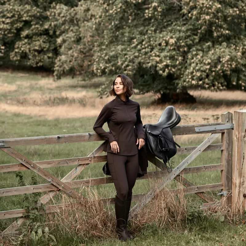 Toggi Winter Riding Tights - Coffee-2
