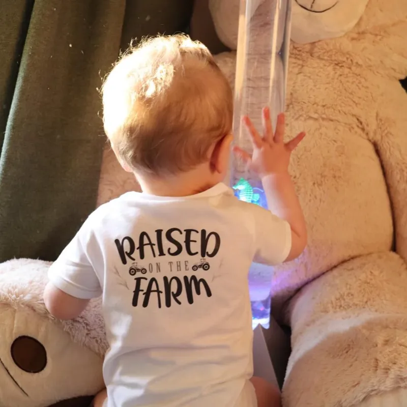 Grassmen Born To Farm Baby Suit-3