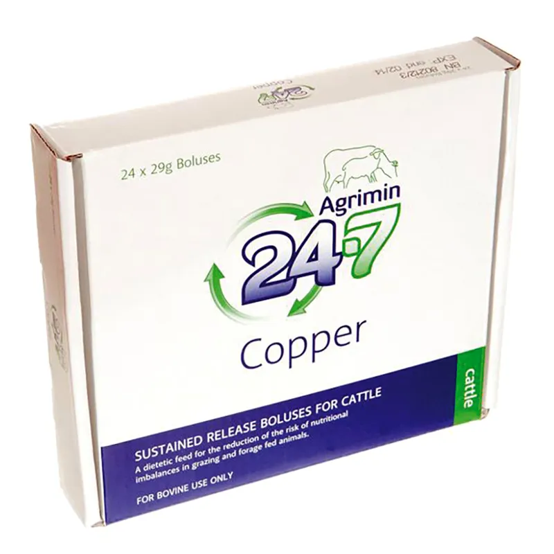 Agrimin 24-7 Copper Bolus For Cattle - 24 pack