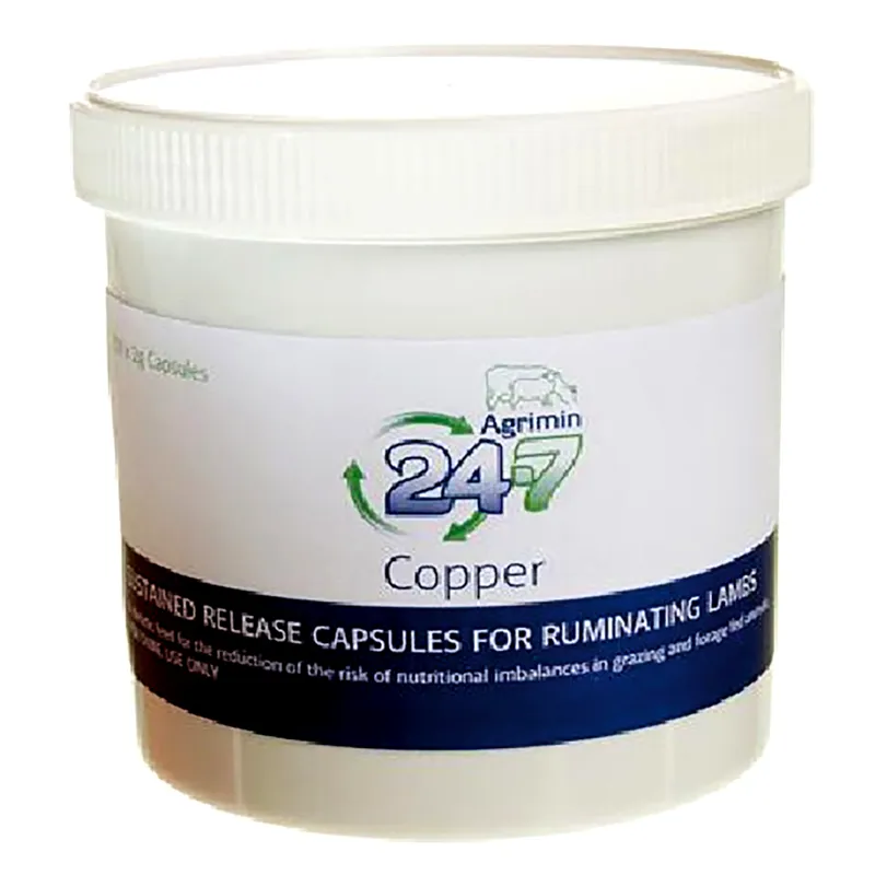 Agrimin 24-7 Copper Capsules For Lambs - 250 pack