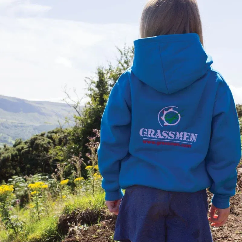 Grassmen Standards Hoodie - Electric Blue-2