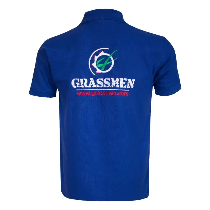 Grassmen UNISEX Royal Blue Polo Shirt-1