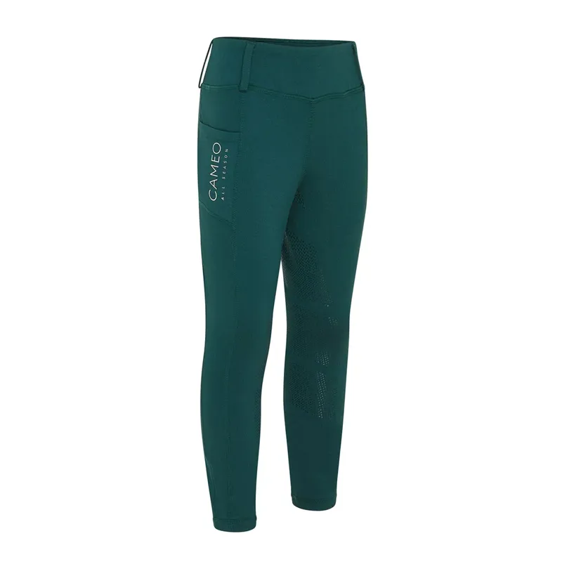 Cameo All Season Riding Tights - Evergreen-2