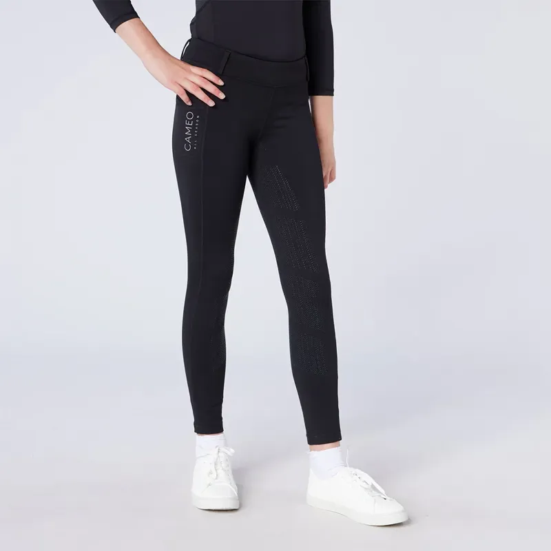 Cameo All Season Riding Tights - Black-2
