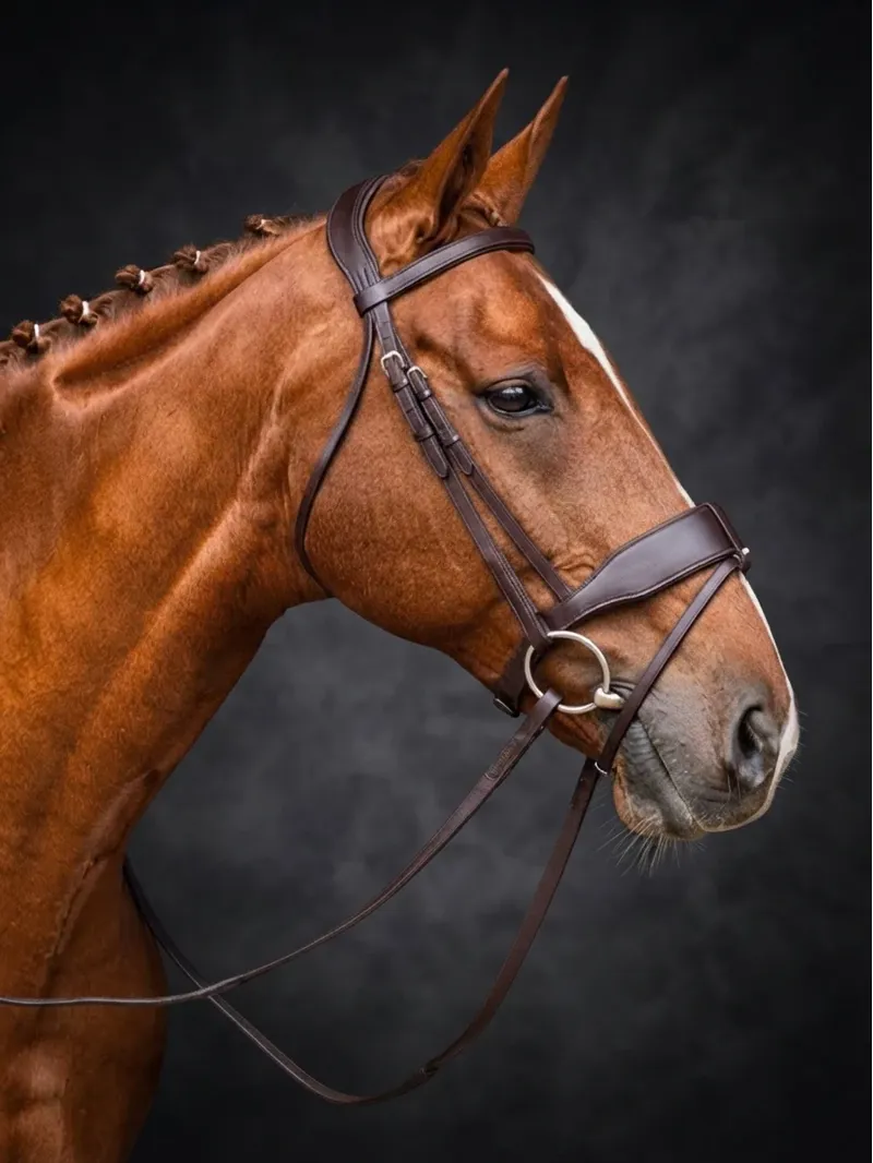 ComfortPro Hunter Bridle with Reins - Brown
