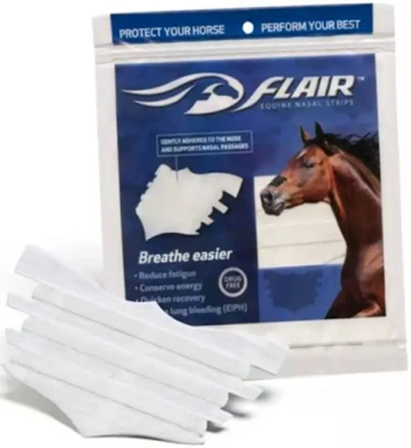 Flair equine nasal strips white