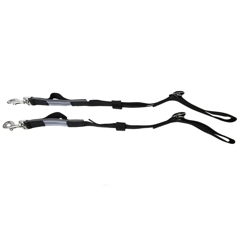 Windsor Nylon Elastic Side Rein - Black Full