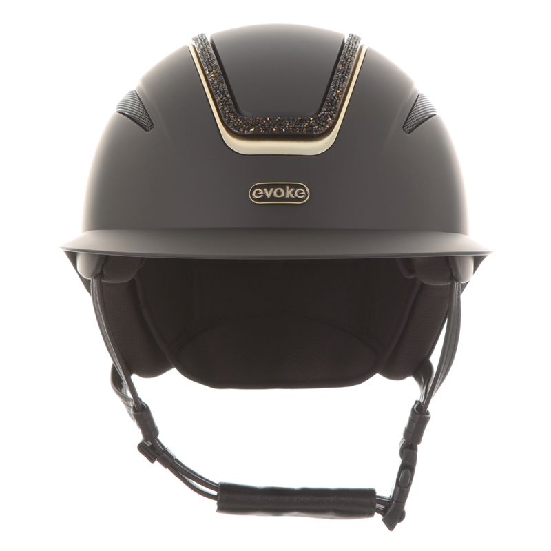 Callisto Wide Peak Black/Gold Crystal Frame-1