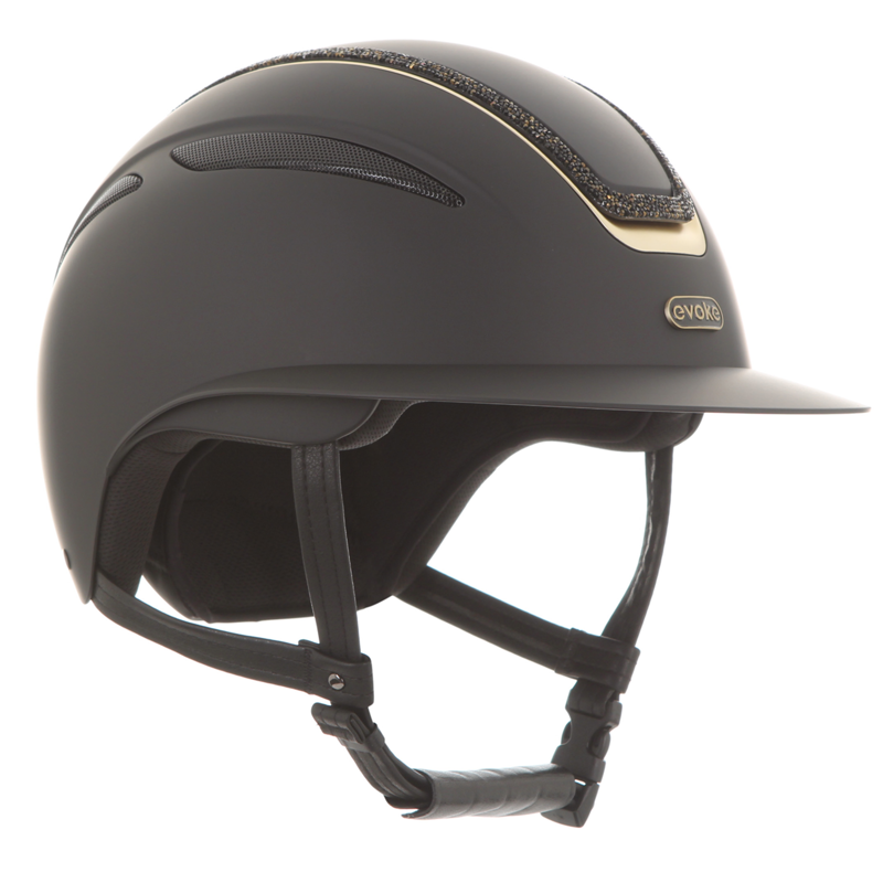 Callisto Wide Peak Black/Gold Crystal Frame-2