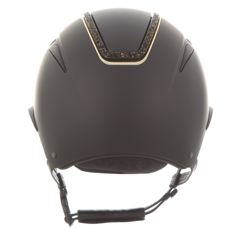 Callisto Wide Peak Black/Gold Crystal Frame-3