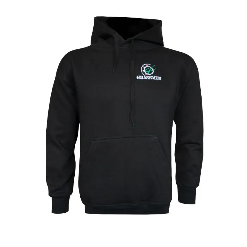 Grassmen Standard Unisex Adults Hoodie Black