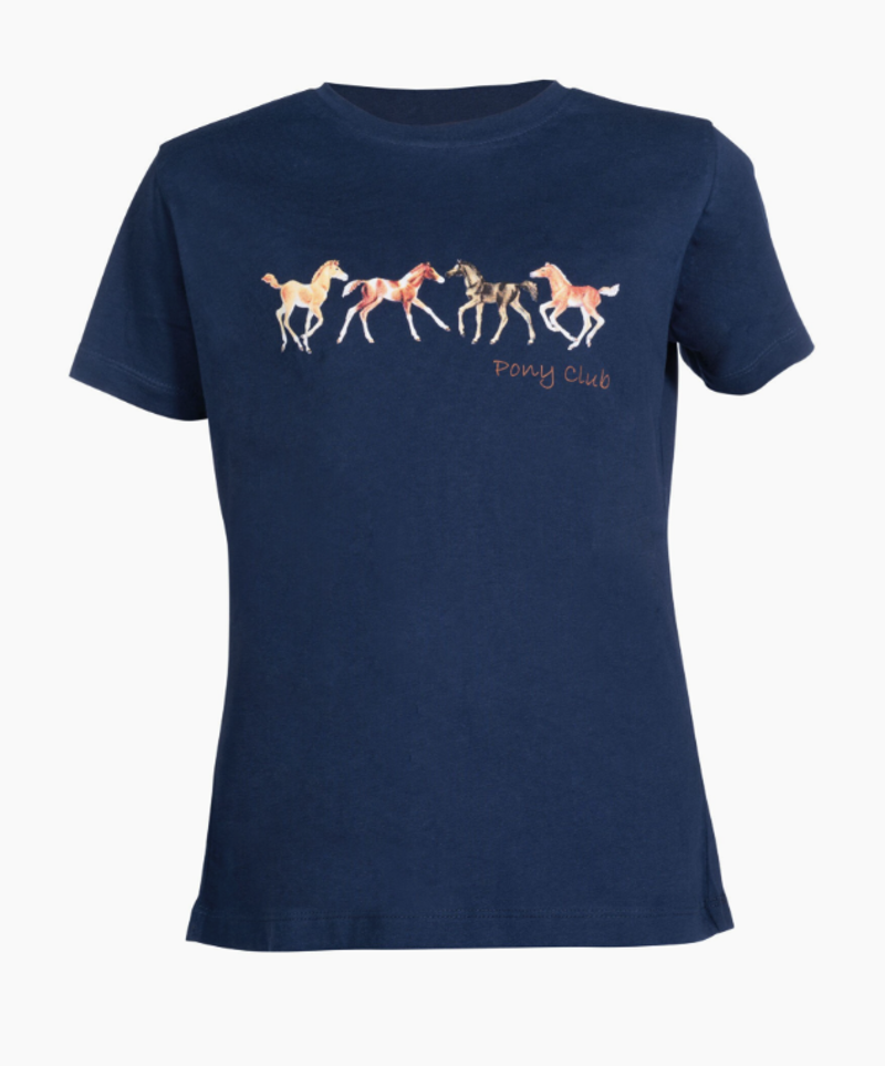 Hkm Pony club smokey blue t - shirt