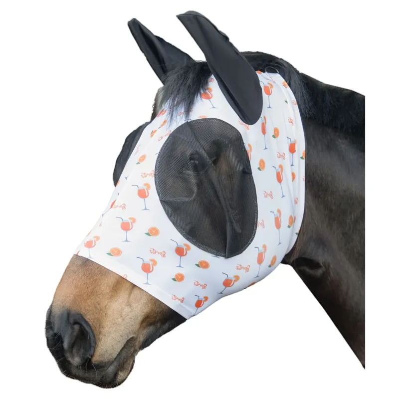 HKM Fly mask / orange / FULL