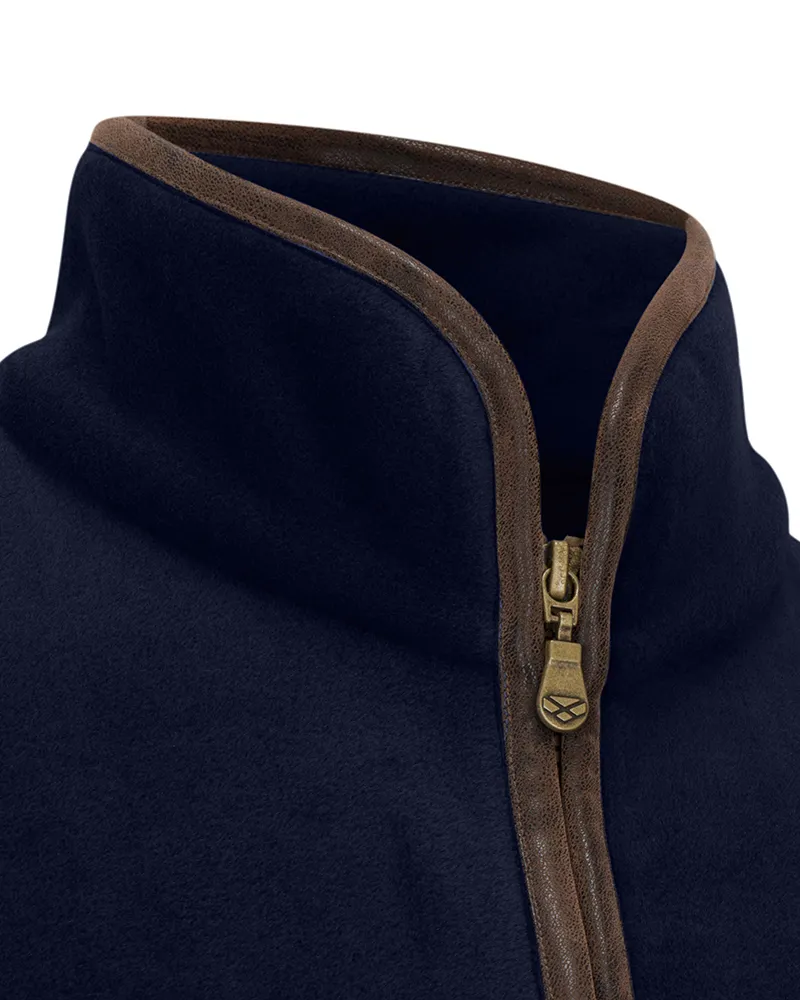 Hoggs Of Fife Ladies Stenton 1/4 Zip Navy-2