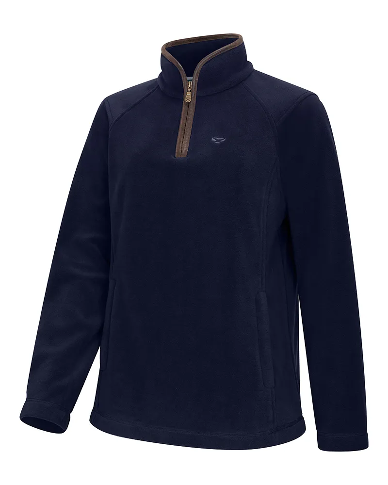 Hoggs Of Fife Ladies Stenton 1/4 Zip Navy