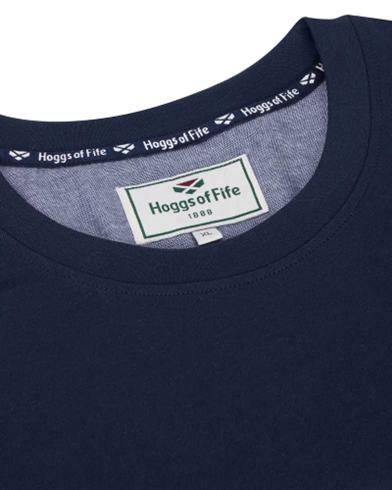 Hoggs Of Fife Printed TShirt Navy-2