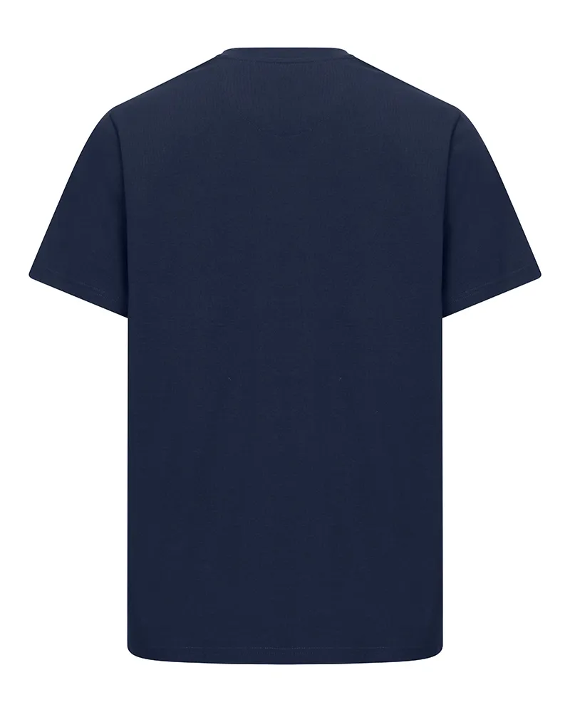 Hoggs Of Fife Printed TShirt Navy-1