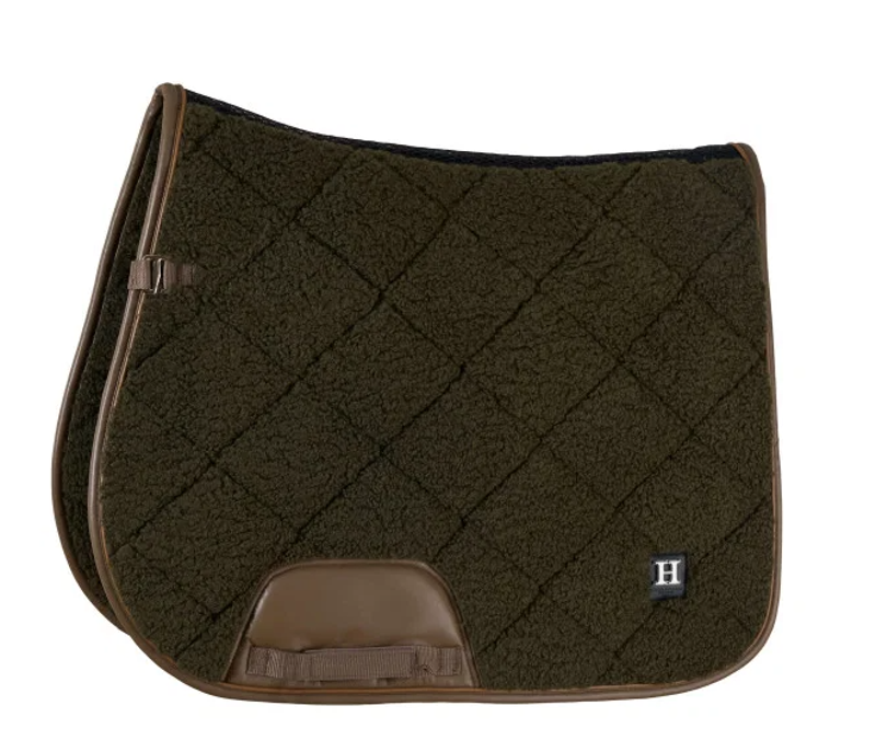 Saddlepad hvplisa forest green/ FULL