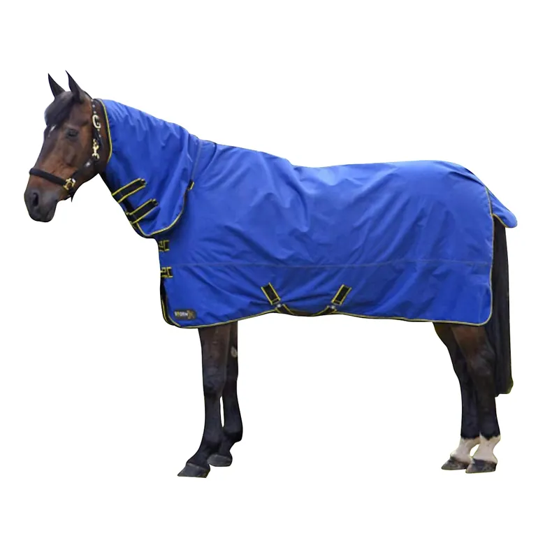 StormX Original 100 Combi Turnout Rug - - Royal Blue/Navy/Yellow