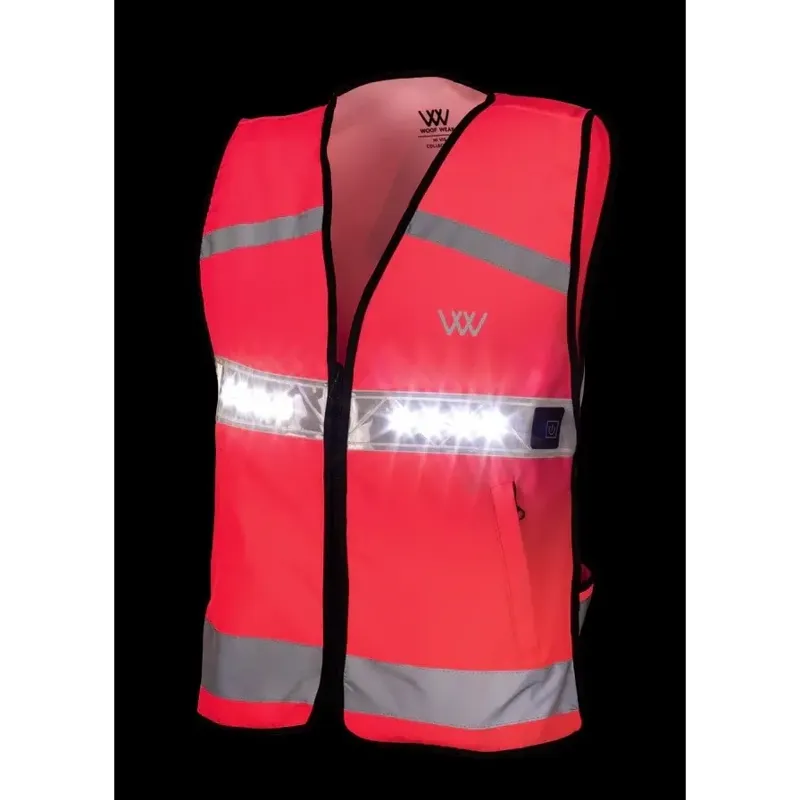 LED Hi Vis Riding Vest Medium-2