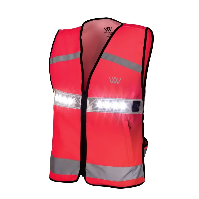 LED Hi Vis Riding Vest Medium-1