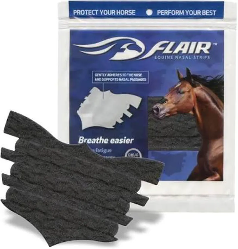 Flair Equine nasal strips Black