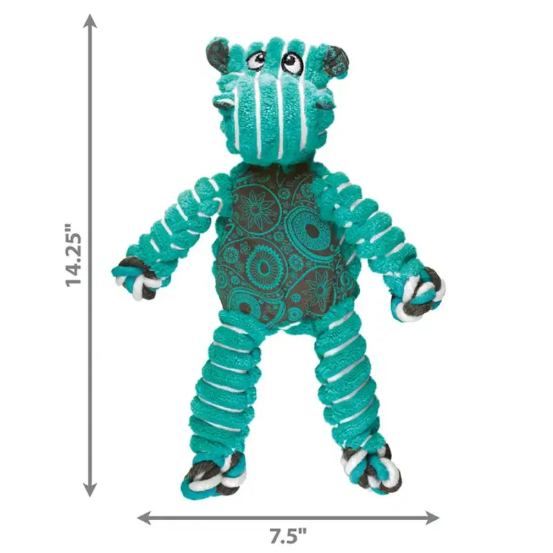 Kong Floppy Knots Medium/Large Hippo-1
