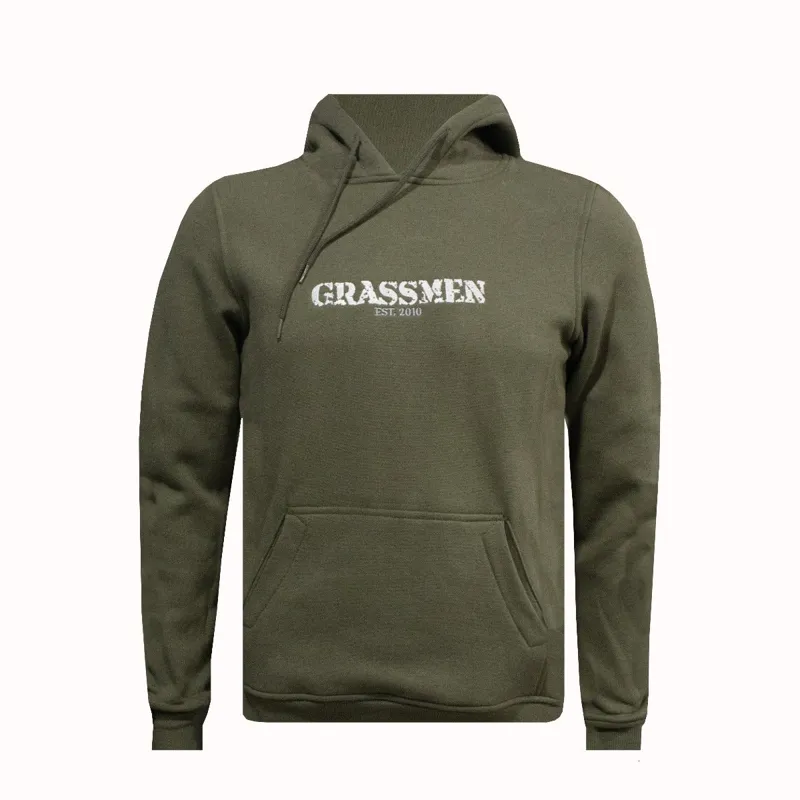 Grassmen LUX Unisex Adults Hoodie Olive