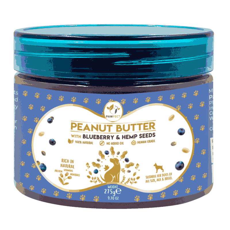 Pawfect Peanut Butter / Blueberry and Hemp seeds