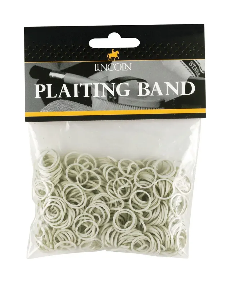 Plaiting Bands 500s White