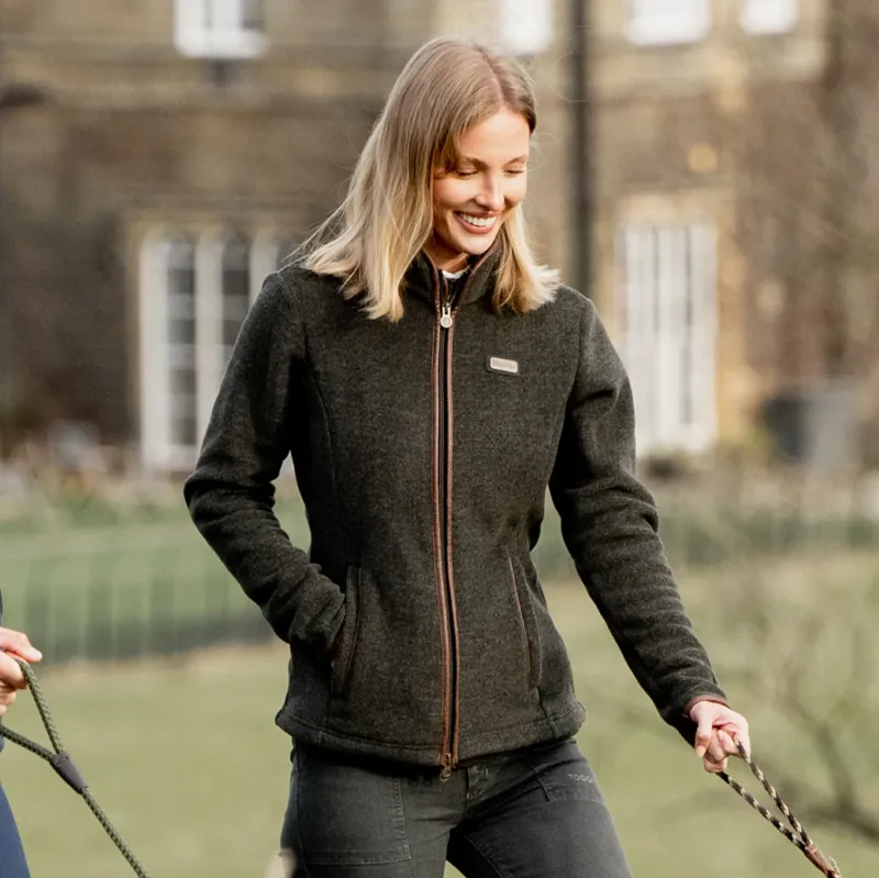 Toggi Britannia Womens Fleece Jacket Forest Green-1