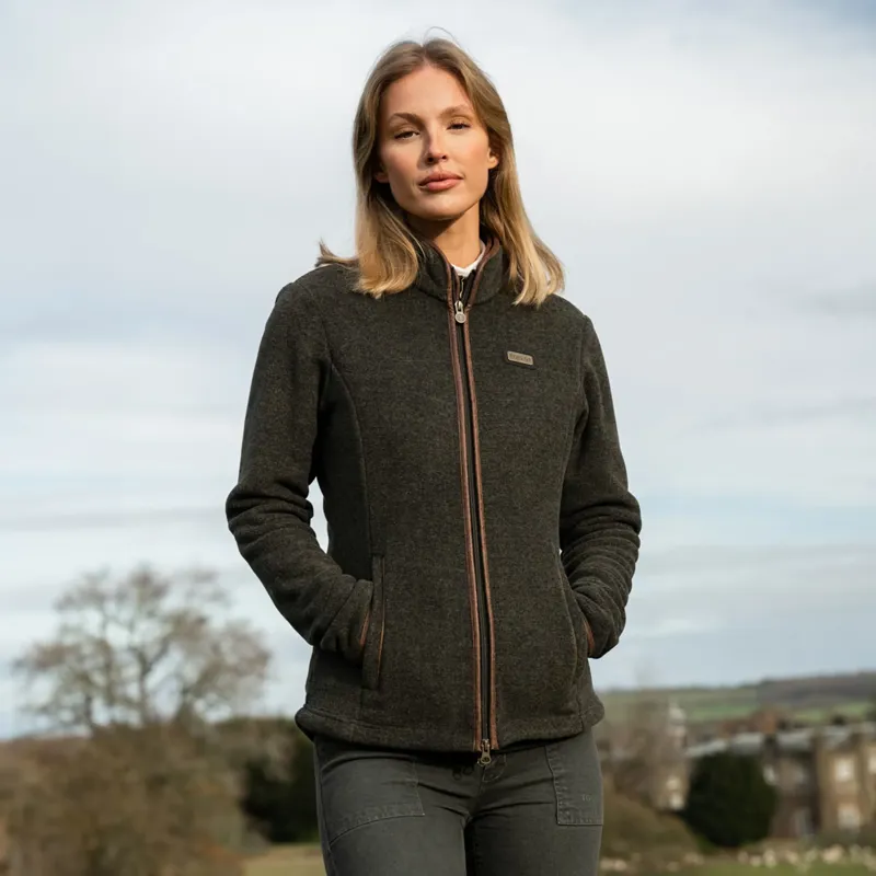 Toggi Britannia Womens Fleece Jacket Forest Green-2