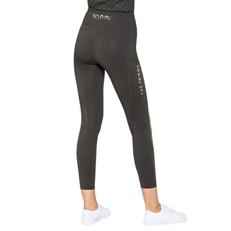 Toggi Fletcher Winter Riding Tights Dark Green-1