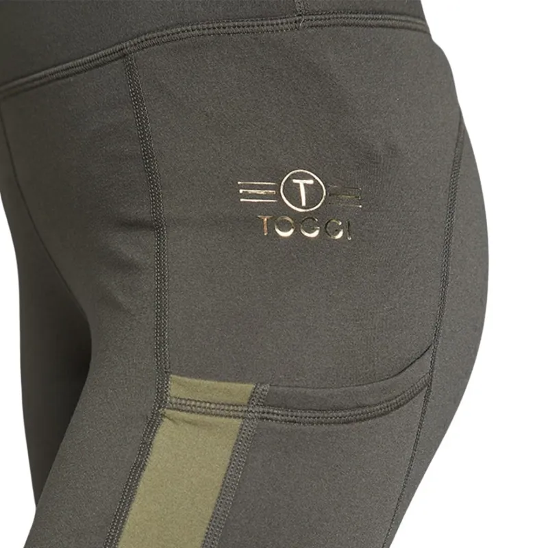 Toggi Fletcher Winter Riding Tights Dark Green-2