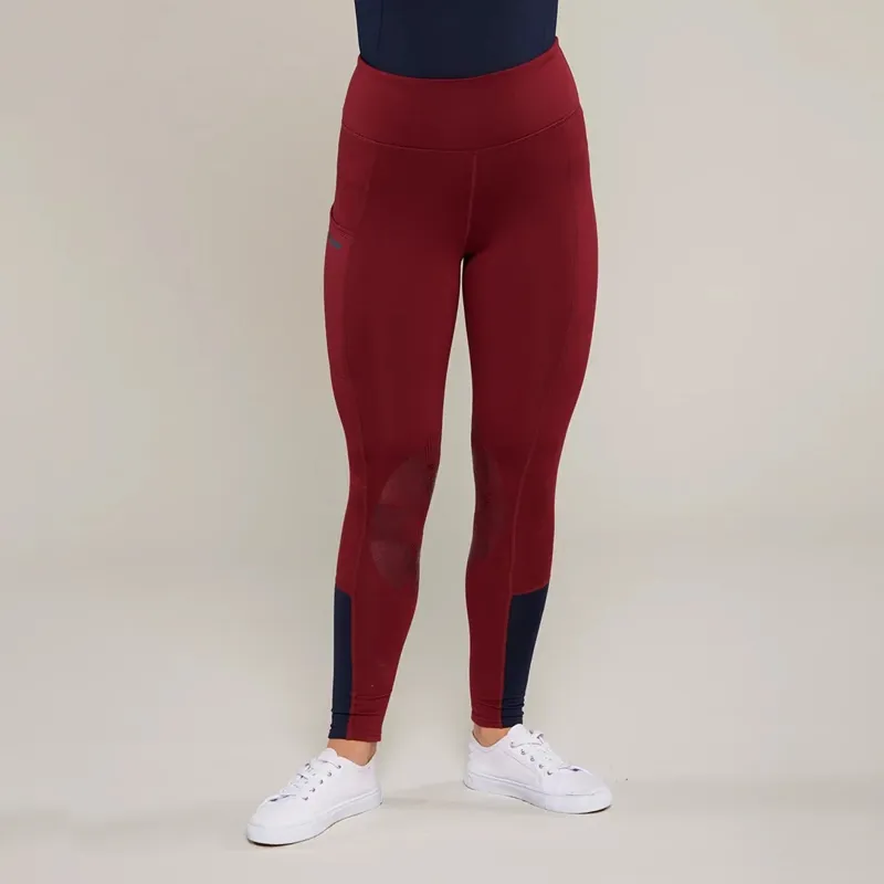 Toggi Riding Tights Berry Size 8