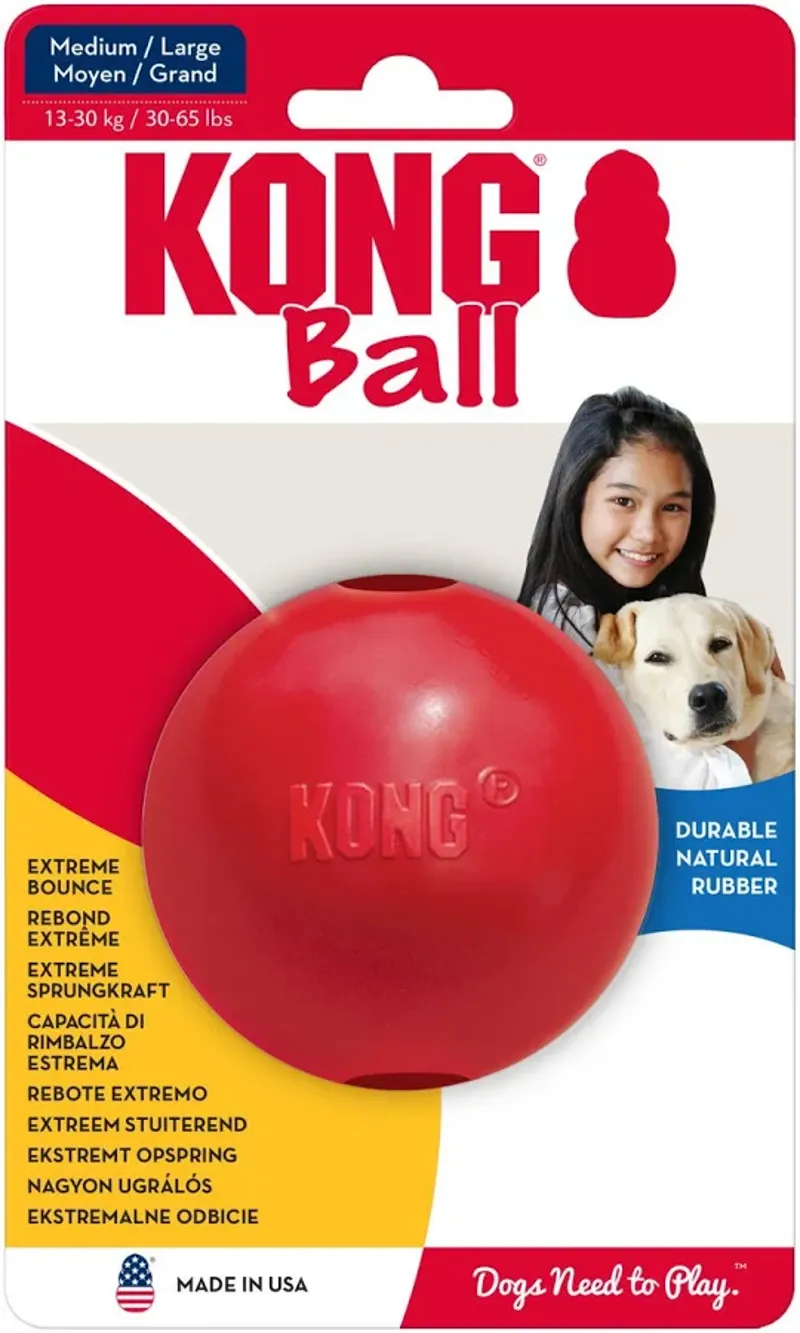 KONG Md/Lg Ball- Red