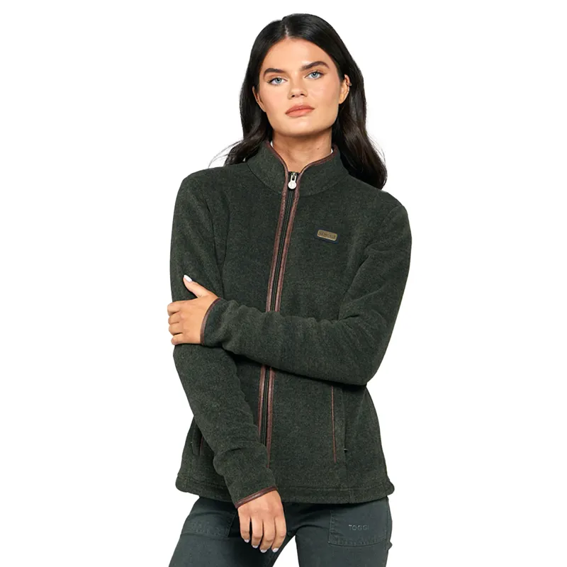 Toggi Britannia Womens Fleece Jacket Forest Green-4