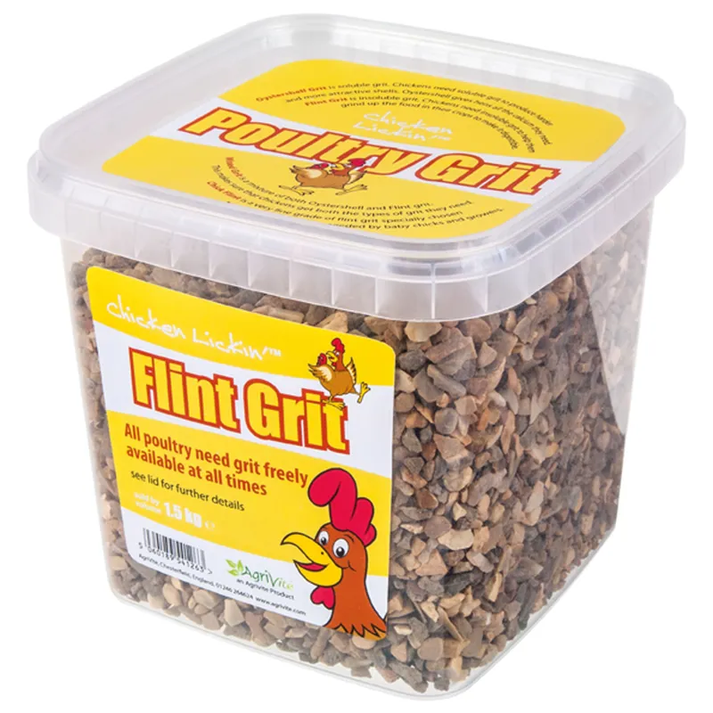 Chicken Lickin Flint Poultry Grit - 1.5 kg