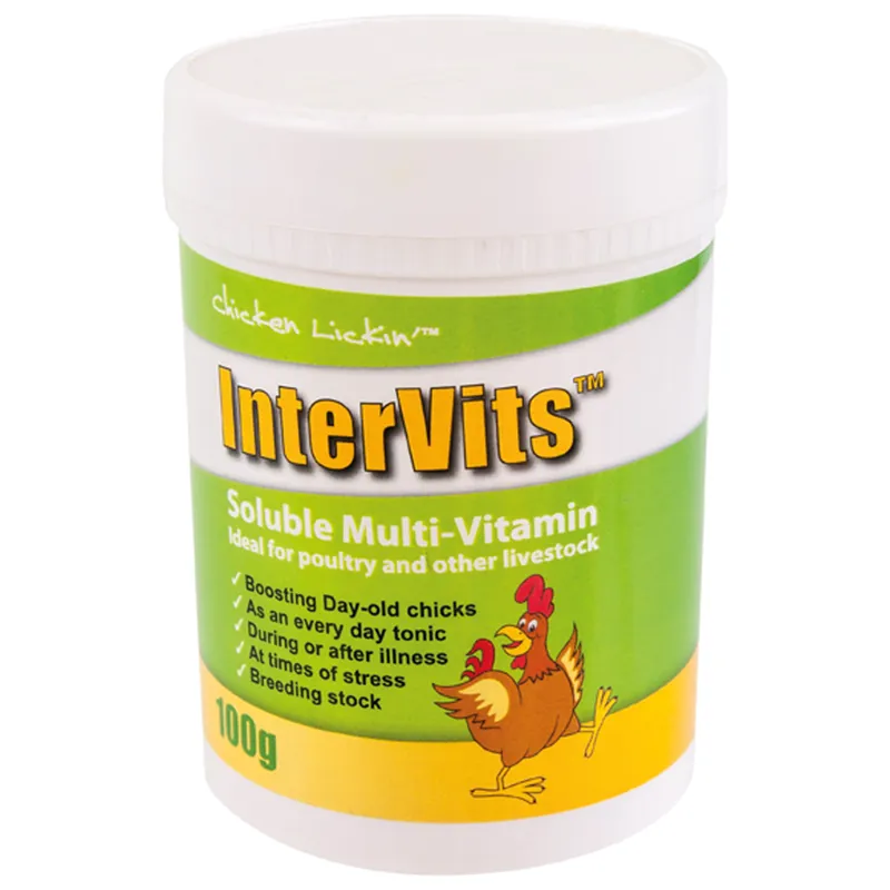 Chicken Lickin InterVits Soluble Multivits - 100 gm