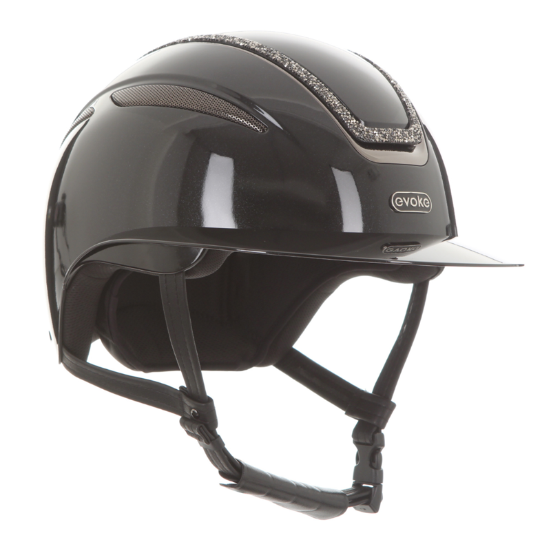 Callisto Wide Peak Black Metallic/Marcasite Crystal Frame-1